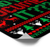 But Did You Doent It Funny Office Christmas Ugly S Poster (Ecke)