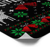 But Did You Doent It Funny Office Christmas Ugly S Poster (Ecke)