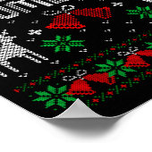 But Did You Doent It Funny Office Christmas Ugly S Poster (Ecke)