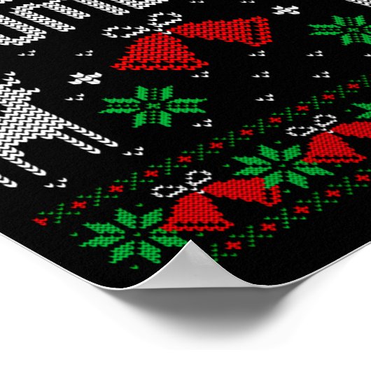 But Did You Doent It Funny Office Christmas Ugly S Poster (Ecke)