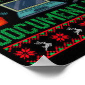 But Did You Doent It Funny Office Christmas Ugly S Poster (Ecke)