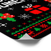 But Did You Doent It Ugly Christmas Sweater Office Poster (Ecke)