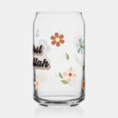 But First Bismillah Clear Glass Can Wildflowers Dosenglas (Rückseite)