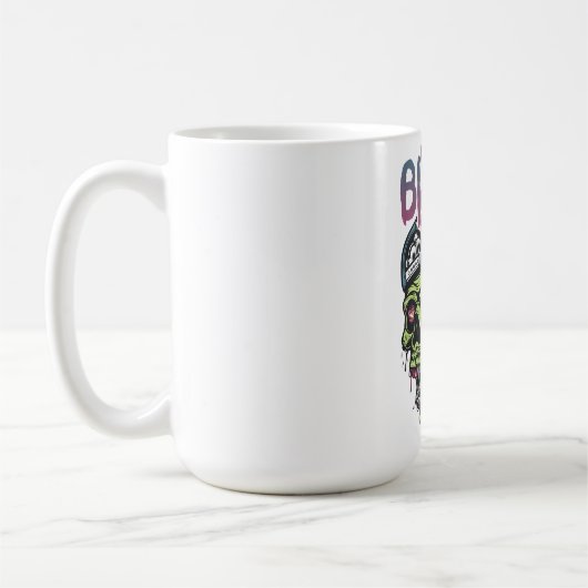 But First Brains Zombie Mug | Funny Horror Coffee Kaffeetasse (Links)