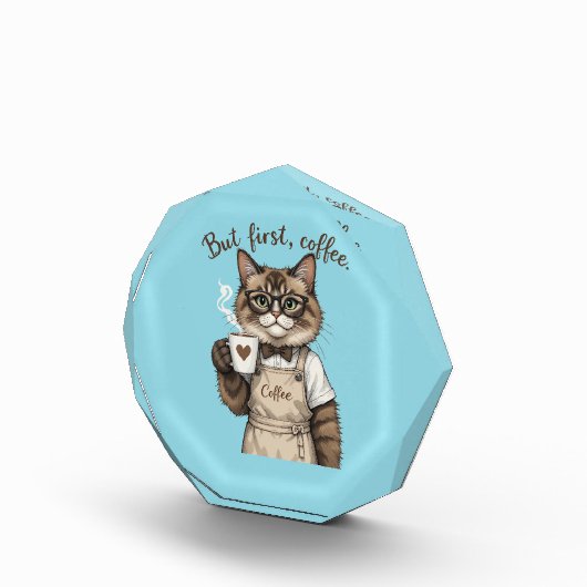 But First, Coffee Cat Fotoblock (Rechts)