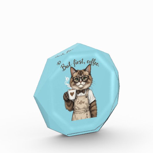 But First, Coffee Cat Fotoblock (Links)