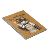 But First, Coffee Cat Notizblock (Rechte Seite)