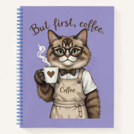 But First, Coffee Cat Notizblock