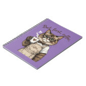 But First, Coffee Cat Notizblock (Linke Seite)