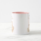 But First Coffee Kawaii Cute Cat Sweet Pink Tasse (Zentrum)