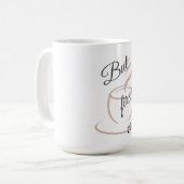 But First,coffee Minimalist Mug /cute coffee  Kaffeetasse (Vorderseite Links)