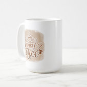 But First Coffee Mug- Funny Morning Caffeine Quote Kaffeetasse (Vorderseite Links)