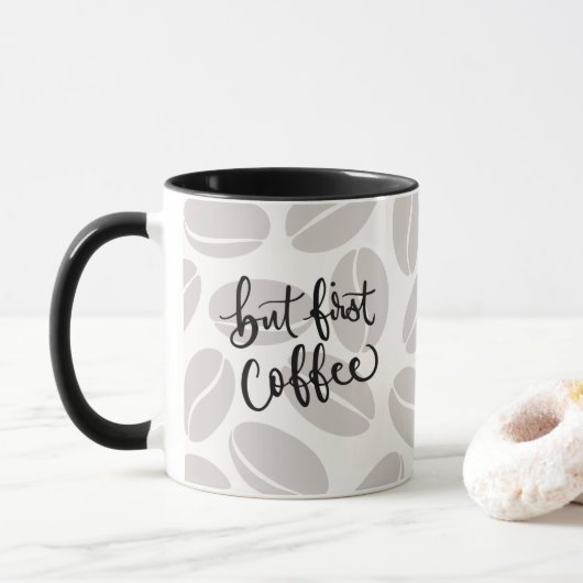 But First Coffee  Tasse (Mit Donut)