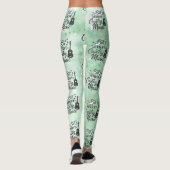 But First Country Music Light Green Leggings (Rückseite)