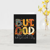 But God Made A Way Christian Fall Faith Thanksgivi Karte (Gelbe Blume)