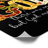 But God Made A Way Christian Fall Faith Thanksgivi Poster (Ecke)