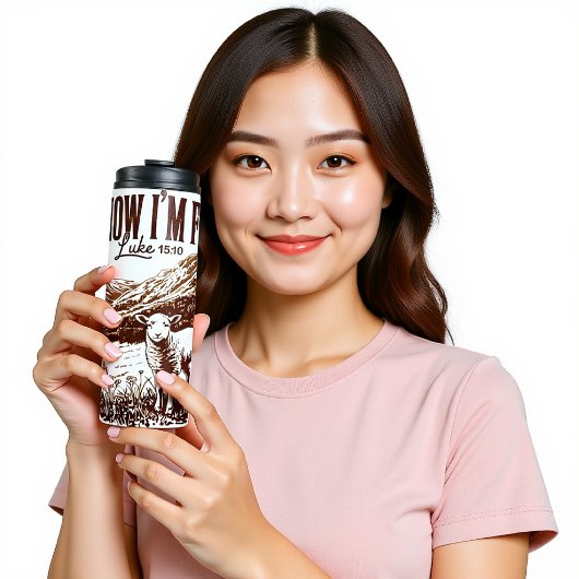 But Now I'm Found Sheep Thermosbecher