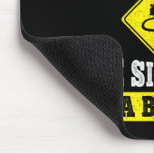 But Officer The Sign Said Do A Burnout Funny Car L Mousepad (Ecke)