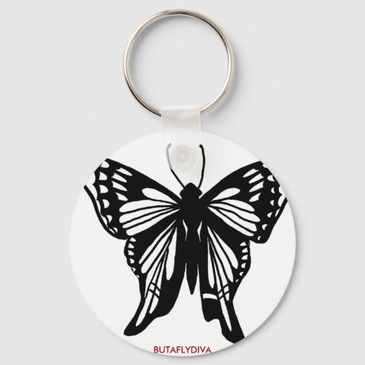 BUTAFLYDIVA Schlüsselanhänger (Vorderseite)