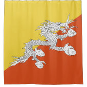 Butane-Flagge Duschvorhang (Vorderseite)