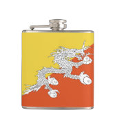 Butane-Flagge Flachmann (Vorderseite)