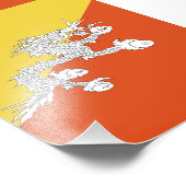 Butane-Flagge Fotodruck (Ecke)