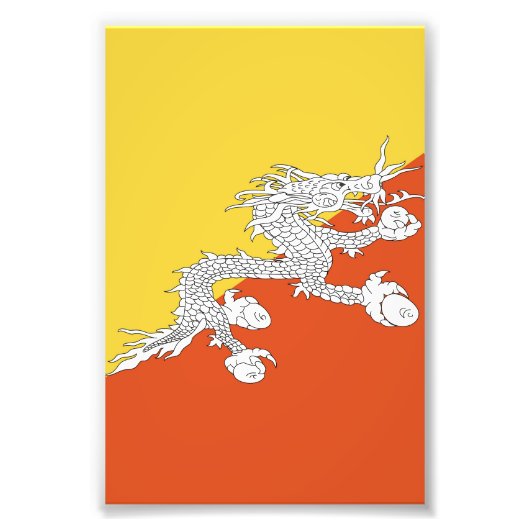 Butane-Flagge Fotodruck (Vorne)