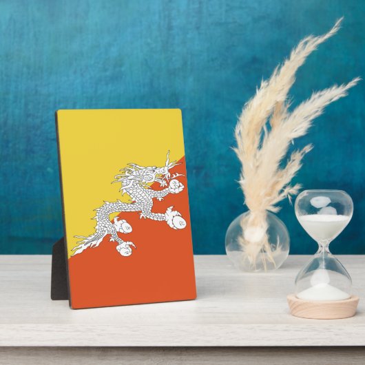 Butane-Flagge Fotoplatte (Seite)