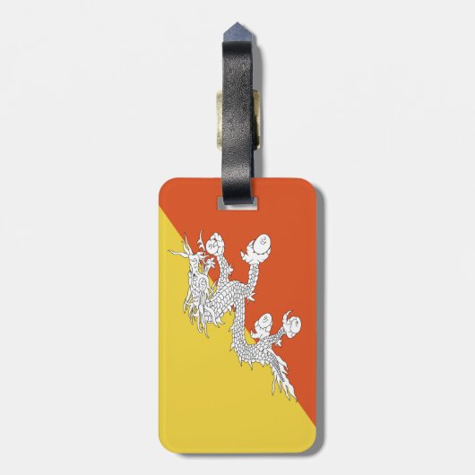 Butane-Flagge Gepäckanhänger (Rückseite vertikal)