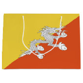 Butane-Flagge Große Geschenktüte (Vorderseite)