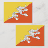 Butane-Flagge Mitteilungskarte (Vorne/Hinten)