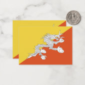 Butane-Flagge Mitteilungskarte (Vorderseite/Rückseite Beispiel)