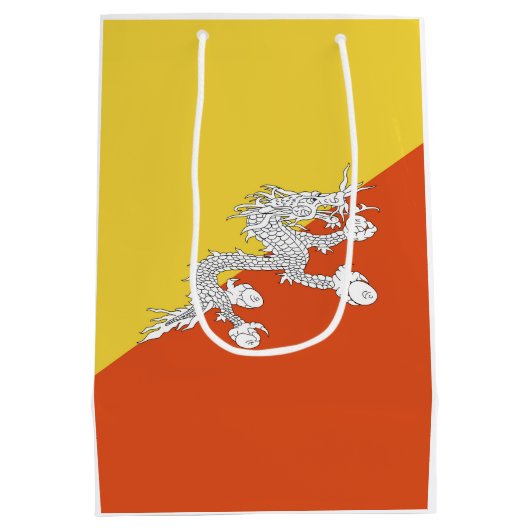 Butane-Flagge Mittlere Geschenktüte (Rückseite)