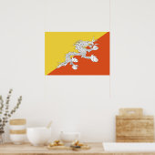 Butane-Flagge Poster (Küche)