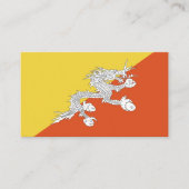 Butane-Flagge Visitenkarte (Vorderseite)