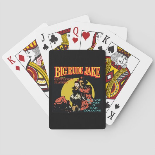 Butane Fumes & Bad Cologne BRJ Spielkarten (Rückseite)