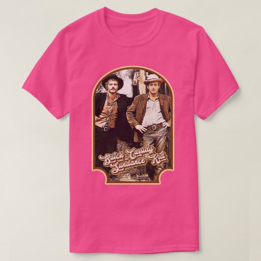 Butch Cassidy and the Sundance Kid T-Shirt (Design vorne)