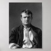 Butch Cassidy Mugshot Poster (Vorne)