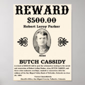 Butch Cassidy Rewards-Poster Poster (Vorne)