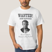Butch Cassidy Wollte 🚨 Wild West Outlaw USA T-Shirt (Vorderseite)