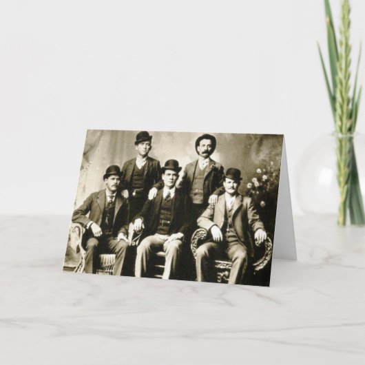 Butch Cassidy's Loch in der Wandgang Karte (Vorderseite)