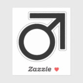 Butch Gender Symbol Aufkleber (Blatt)