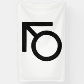 Butch Gender Symbol Banner (Vertikal)