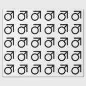 Butch Gender Symbol Geschenkpapier (Flach)