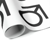 Butch Gender Symbol Geschenkpapier (Rolleneckpunkt)
