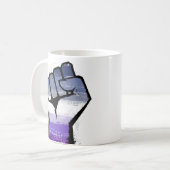Butch-Lesben-Stolzfaust Kaffeetasse (Vorderseite Links)