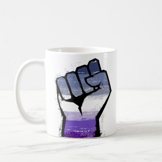 Butch-Lesben-Stolzfaust Kaffeetasse (Links)
