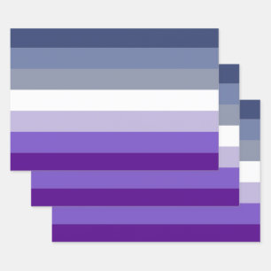 Butch-Lesben-Stolzflagge Geschenkpapier Set