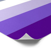 Butch-Lesben-Stolzflagge Poster (Ecke)