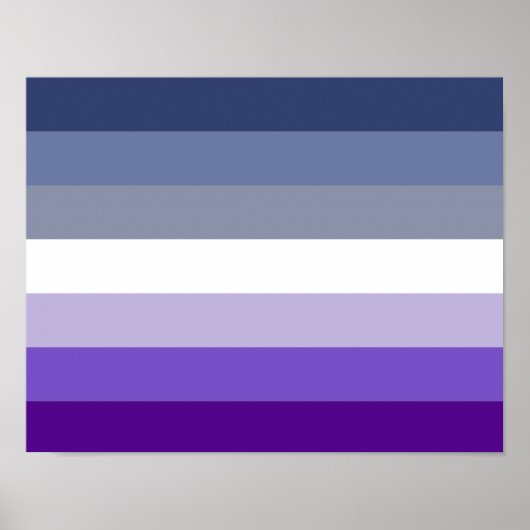 Butch-Lesben-Stolzflagge Poster (Vorne)